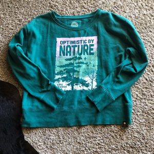 WORN ONCE! Life is good brand sweatshirt.